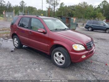  Salvage Mercedes-Benz M-Class