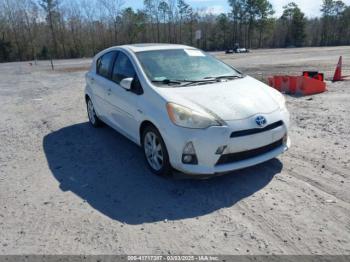  Salvage Toyota Prius c