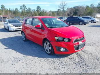  Salvage Chevrolet Sonic