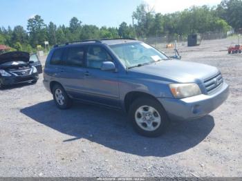  Salvage Toyota Highlander