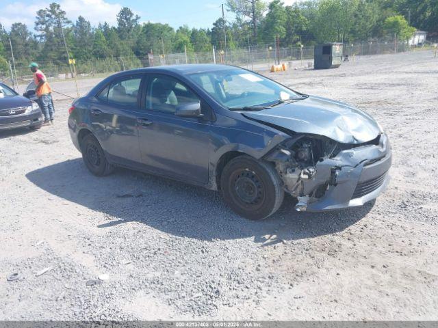 Salvage Toyota Corolla