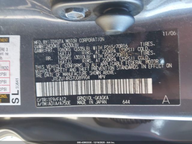 Toyota 4Runner Sr5 V6 Image 9