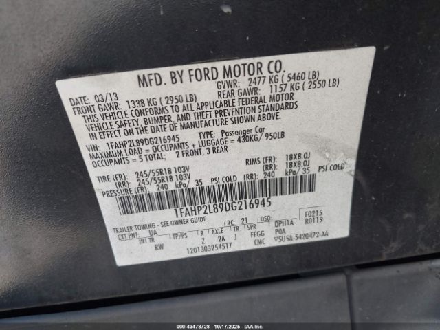 Ford Police Interceptor Image 7